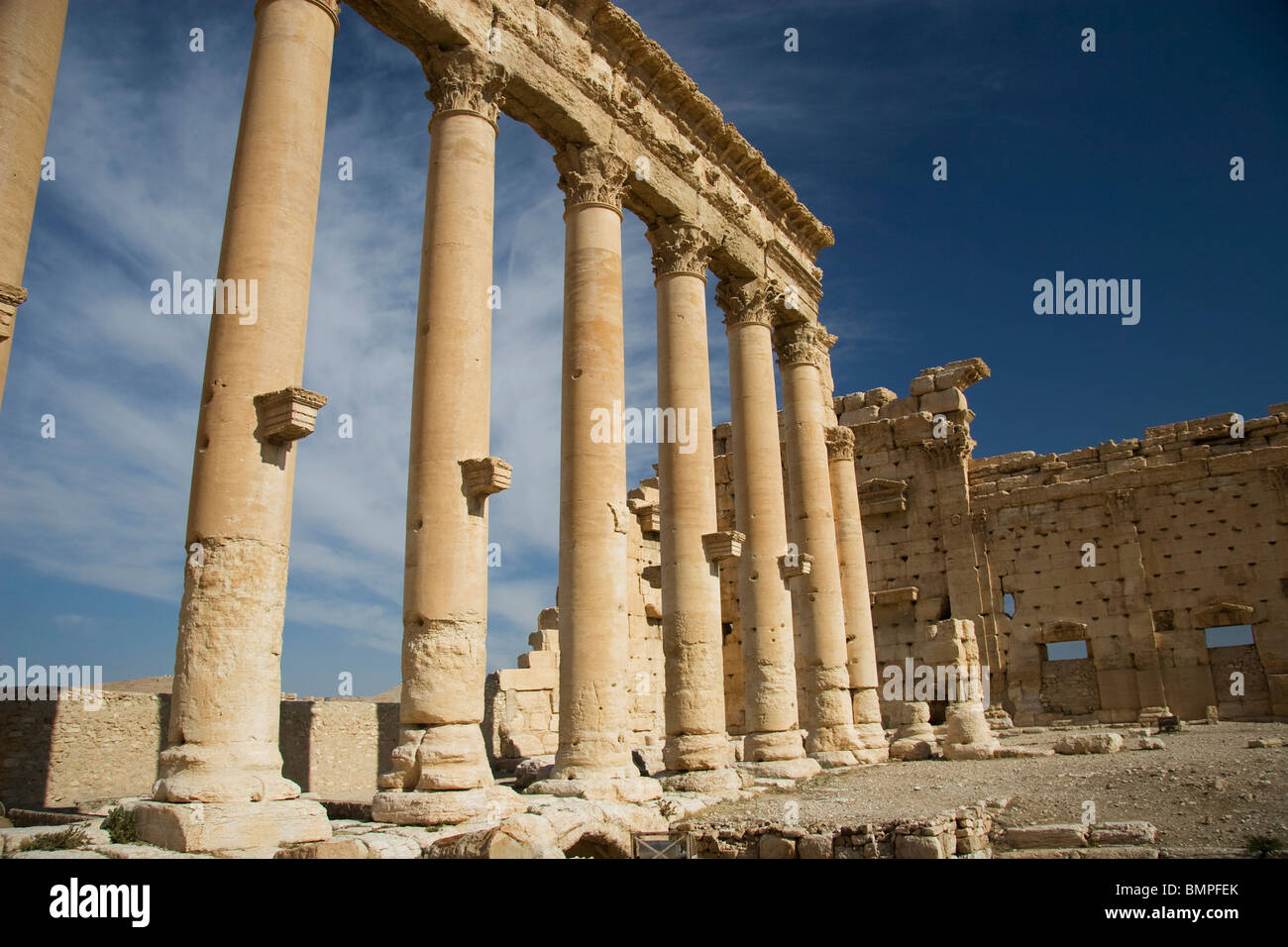 Alten aramäischen Stadt Palmyra, Syrien Stockfoto