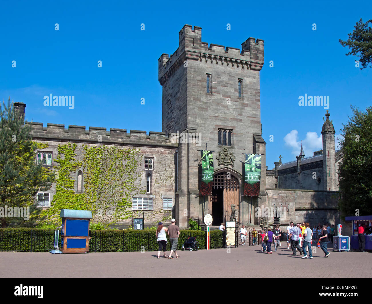 Alton Towers Themenpark Stockfoto
