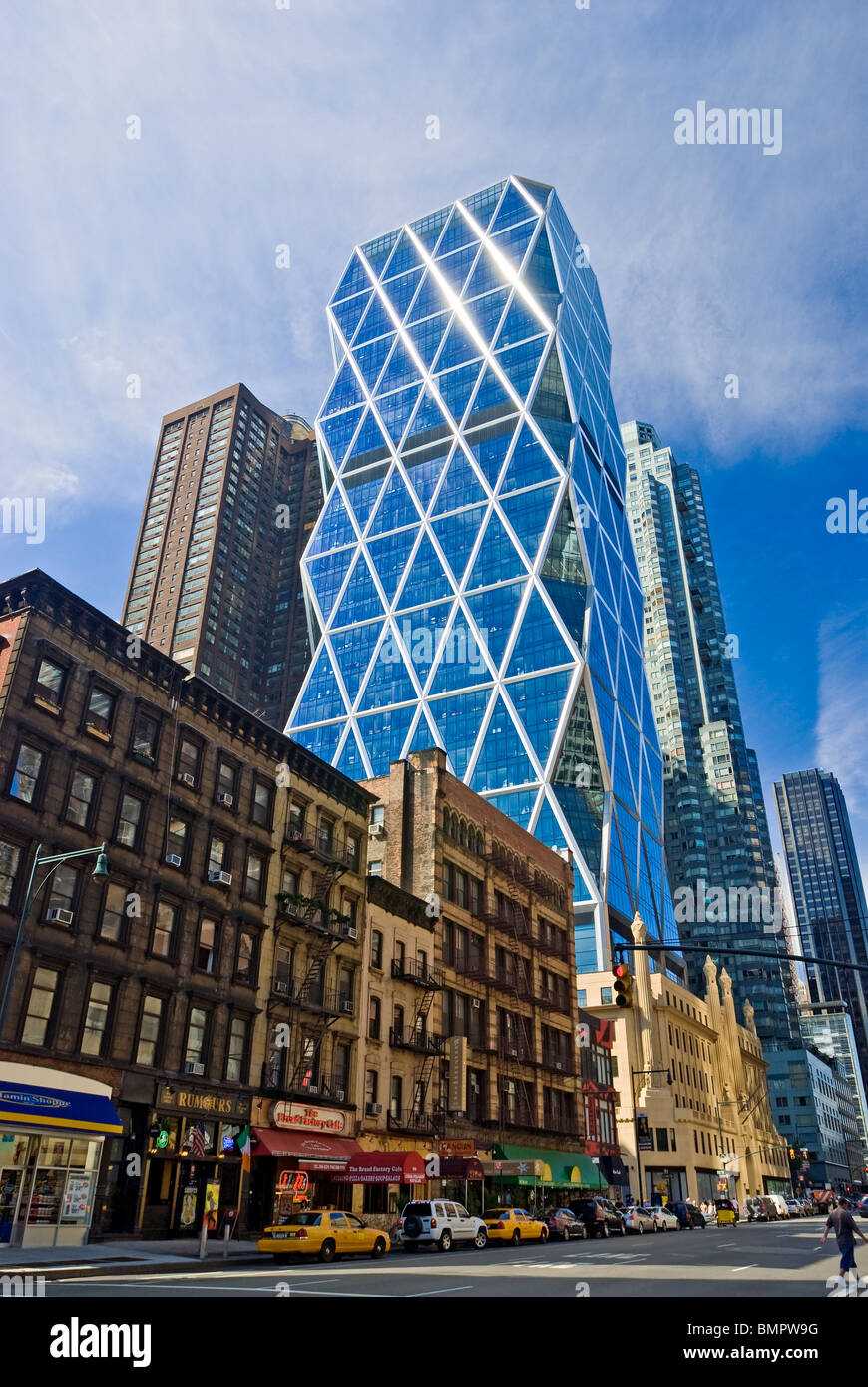 Hearst Tower, Norman Foster Architekt, New York City. Stockfoto
