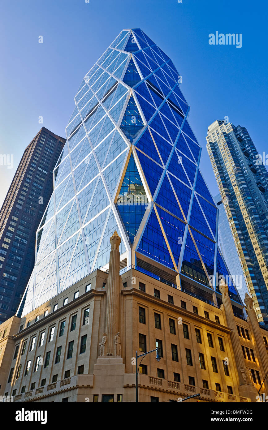 Hearst Tower, Norman Foster Architekt, New York City. Stockfoto