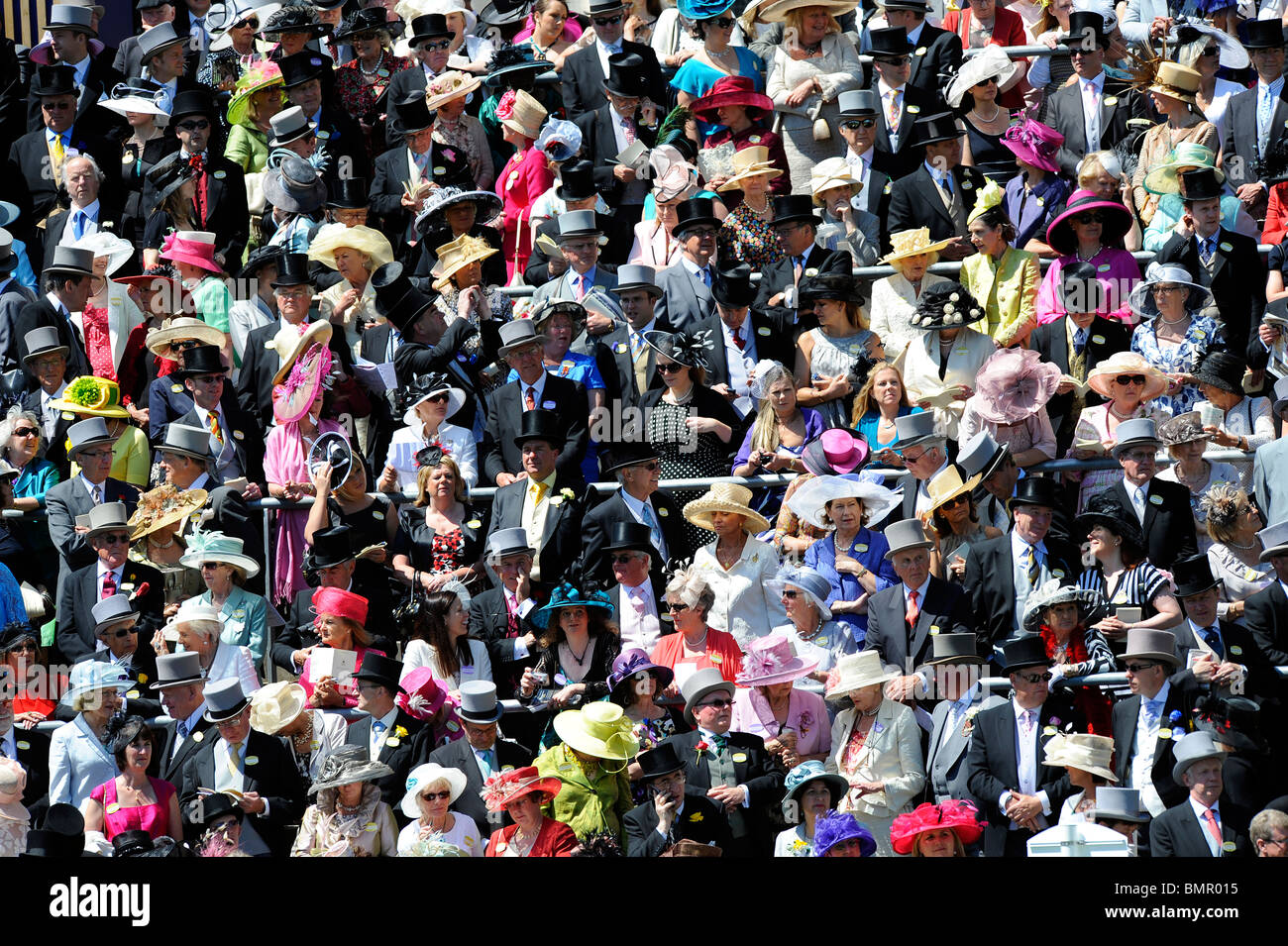 Rennen-Gänger im Royal Terrarium tagsüber zwei Royal Ascot 2010 Stockfoto