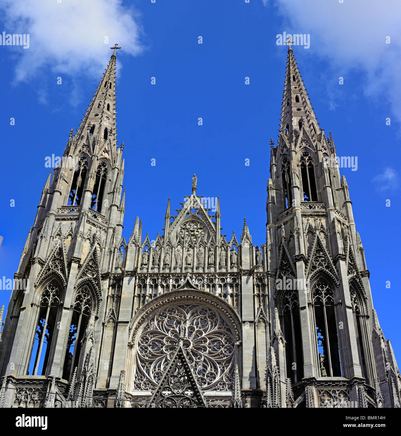 Abtei Kirche St. Ouen, Rouen, Seine-Maritime Abteilung, Haute-Normandie, Frankreich Stockfoto