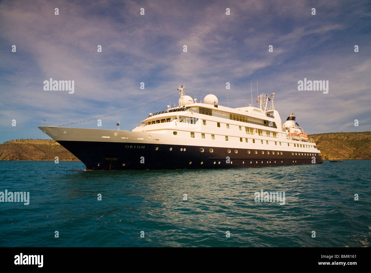 Der australische Expedition Schiff Orion Talbot Bay Kimberley Region von Westaustralien Stockfoto