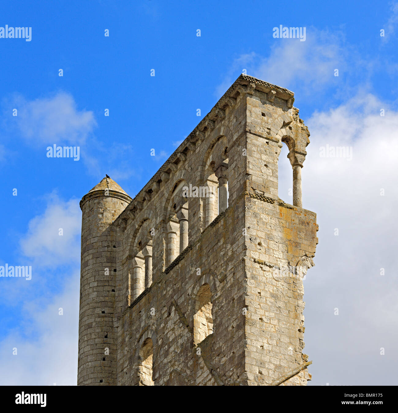 Jumieges Abbey, Seine-Maritime Abteilung, Haute-Normandie, Frankreich Stockfoto