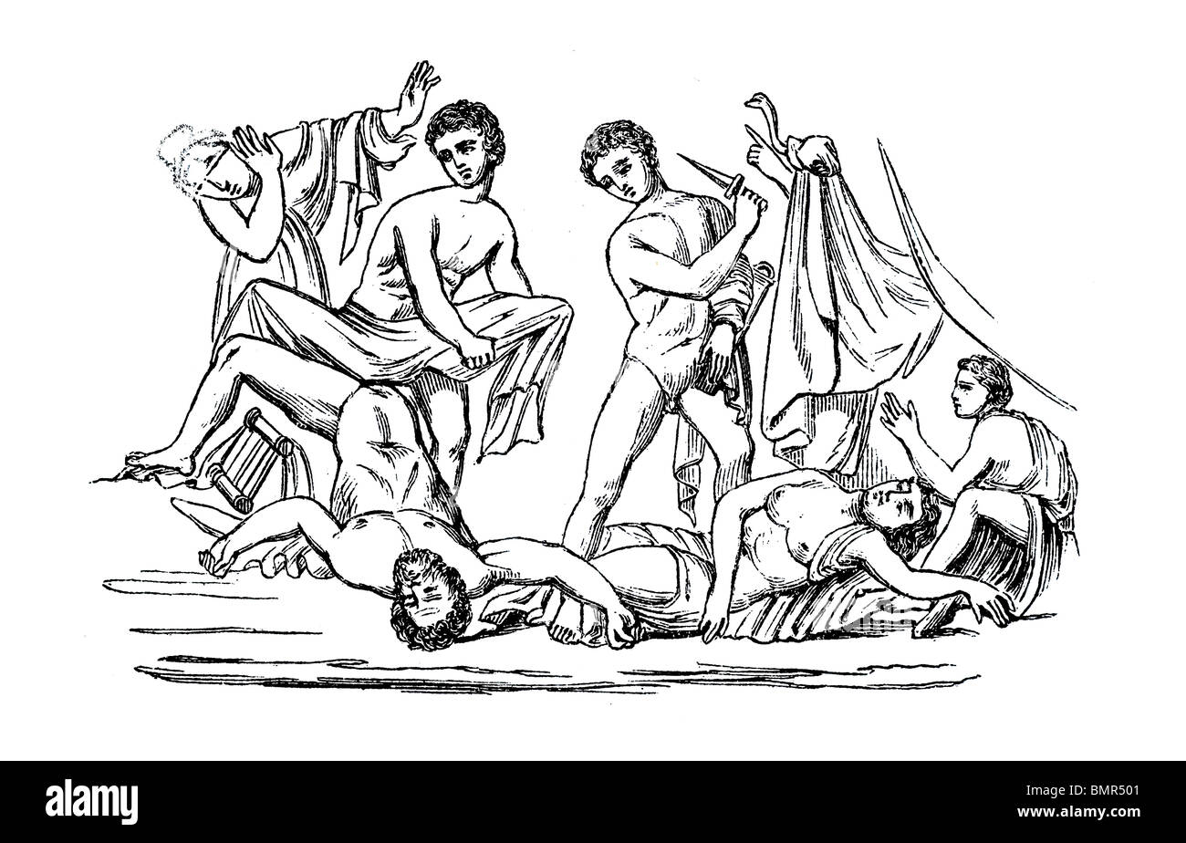 Klytaimnestra Stockfoto