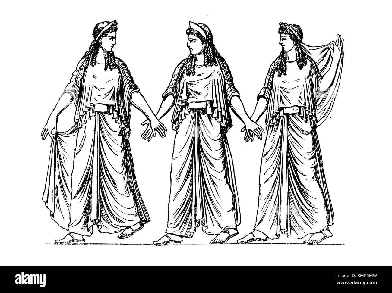 Einer Der Chariten Griechische Sage www.alamy.de