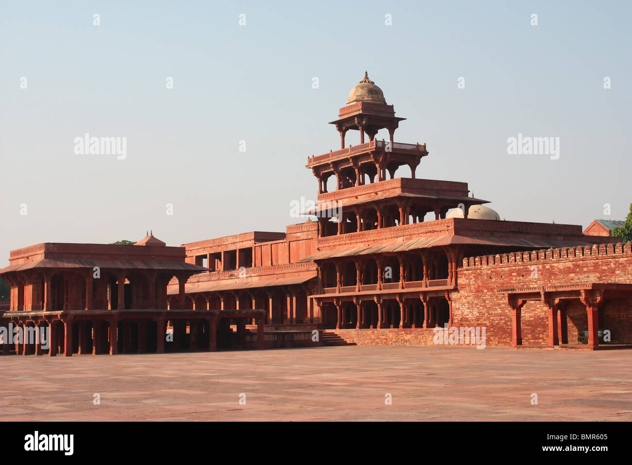 Fatehpur Sikri - indischen Mogul-Architektur-Denkmal-Palast Akbar Stockfoto