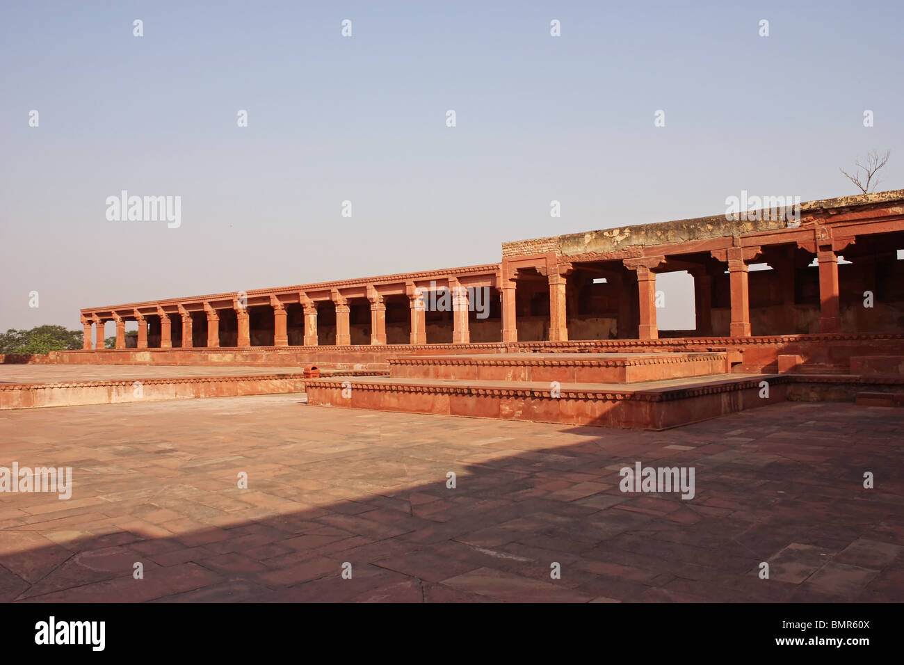Fatehpur Sikri - indischen Mogul-Architektur-Denkmal-Palast Akbar Stockfoto