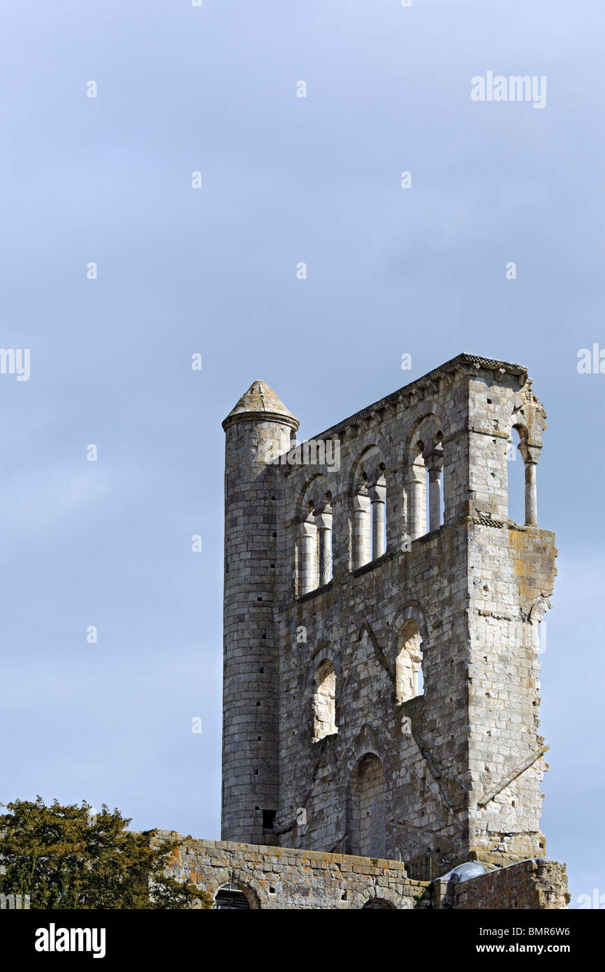 Jumieges Abbey, Seine-Maritime Abteilung, Haute-Normandie, Frankreich Stockfoto