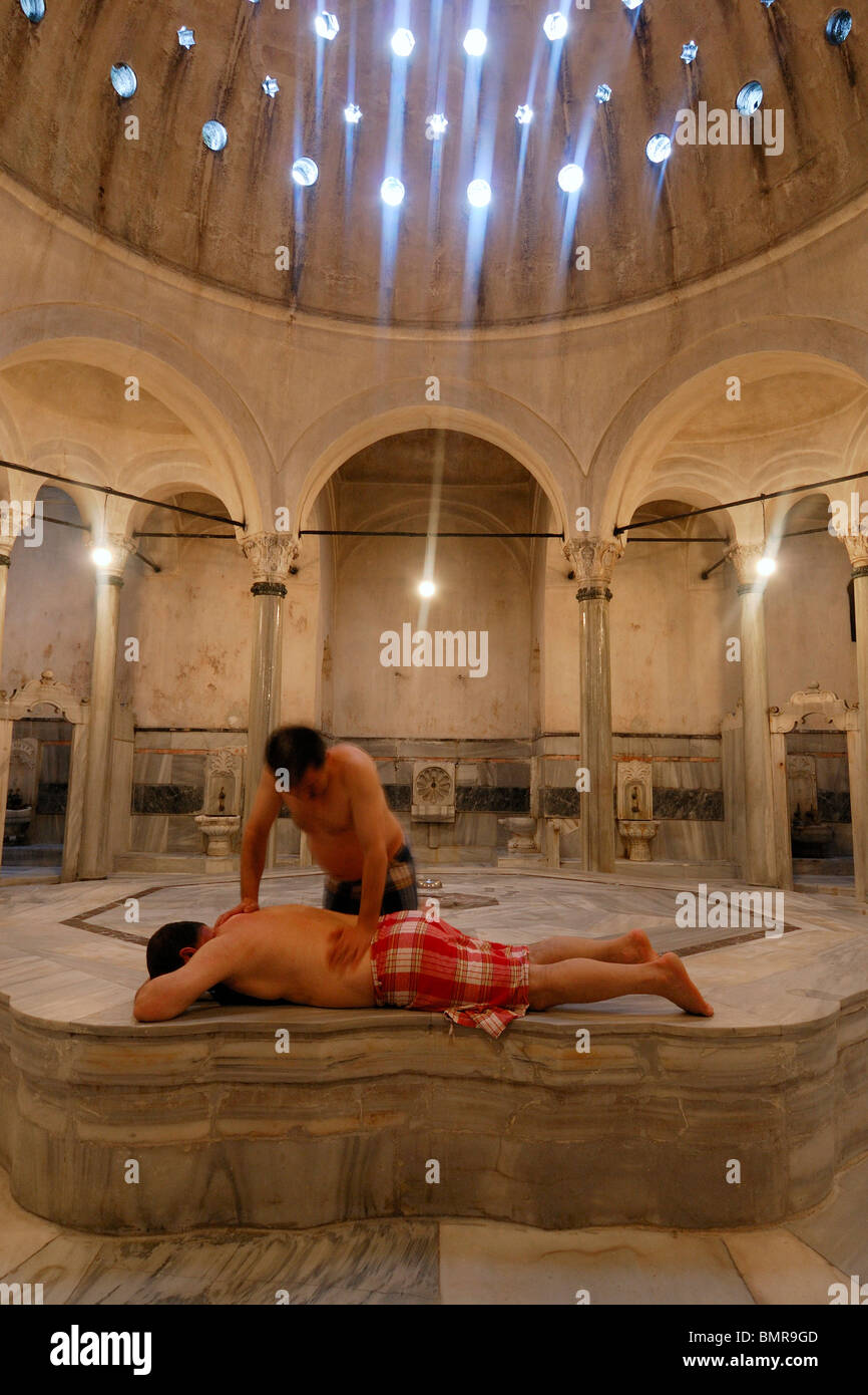 Istanbul. Turkei. Cagaloglu Hamam. Stockfoto