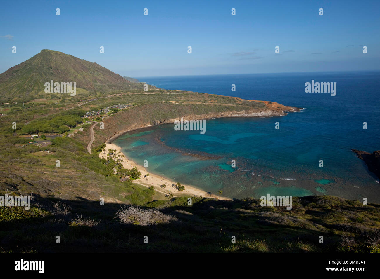 Hanauma Bay, Honolulu, Oahu, Hawaii, Stockfoto