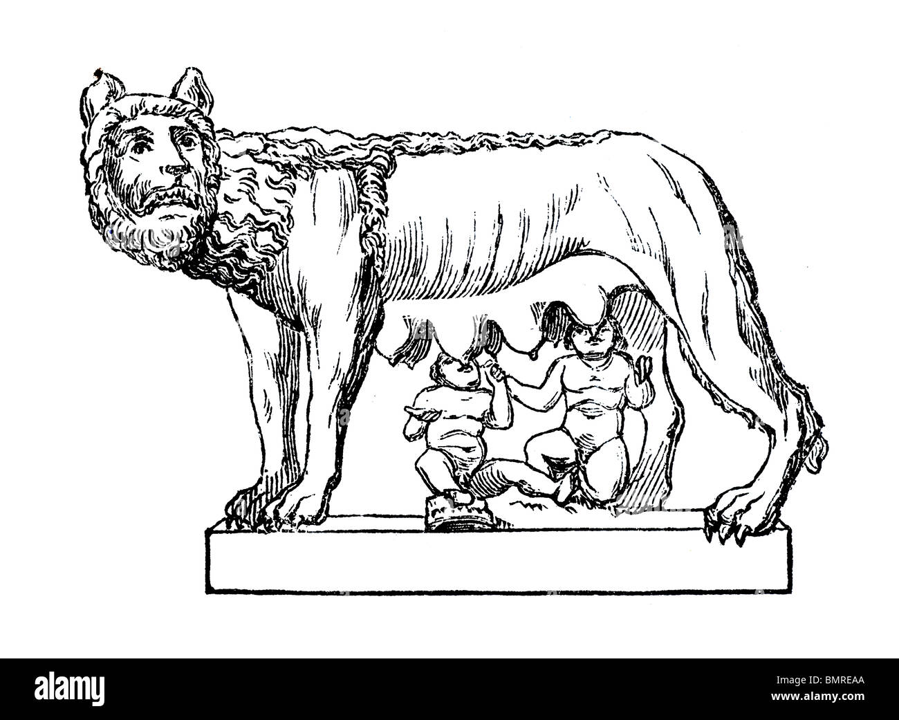 Romulus und Remus Stockfotografie Alamy