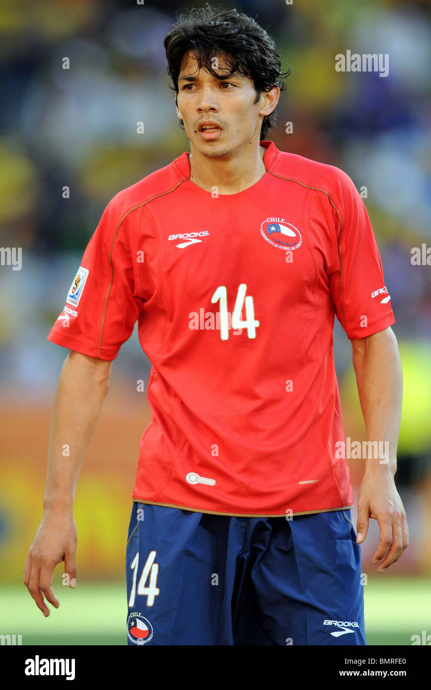 MATIAS FERNANDEZ CHILE MBOMBELA Stadion Südafrika 16. Juni 2010 Stockfoto