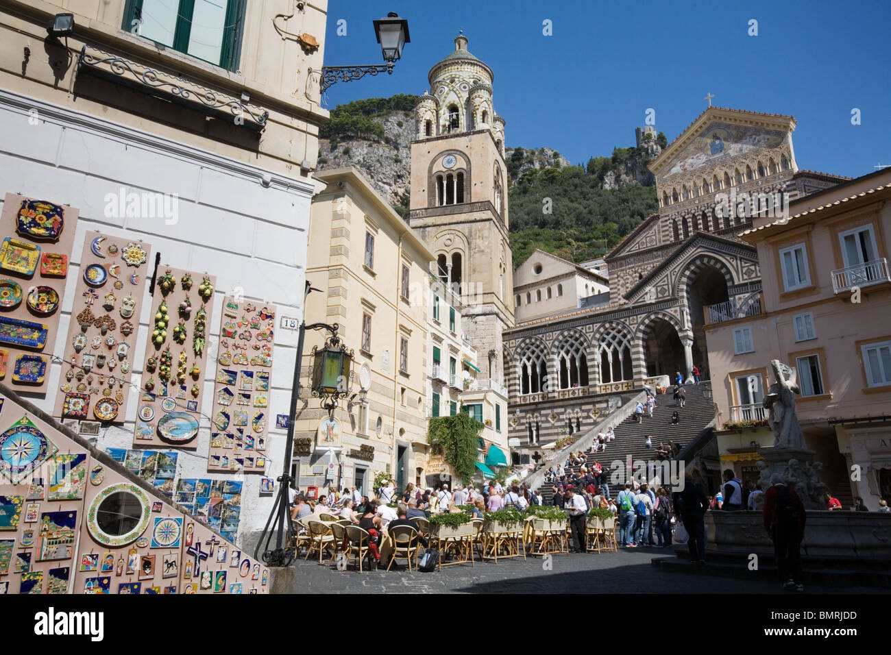 Il Duomo (Kathedrale) Amalfi, Italien Stockfoto