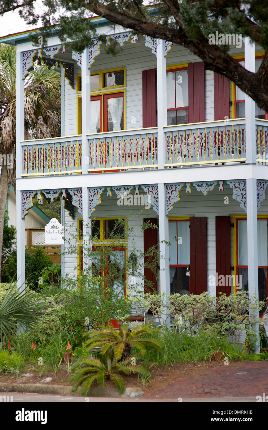 Historisches Gebäude, Cedar Key, Florida Stockfoto
