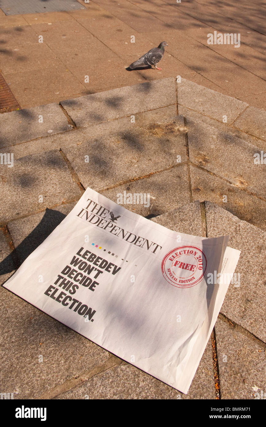 Die unabhängige Zeitung für Shopper in Norwich, Norfolk, England, Großbritannien, Uk Stockfoto