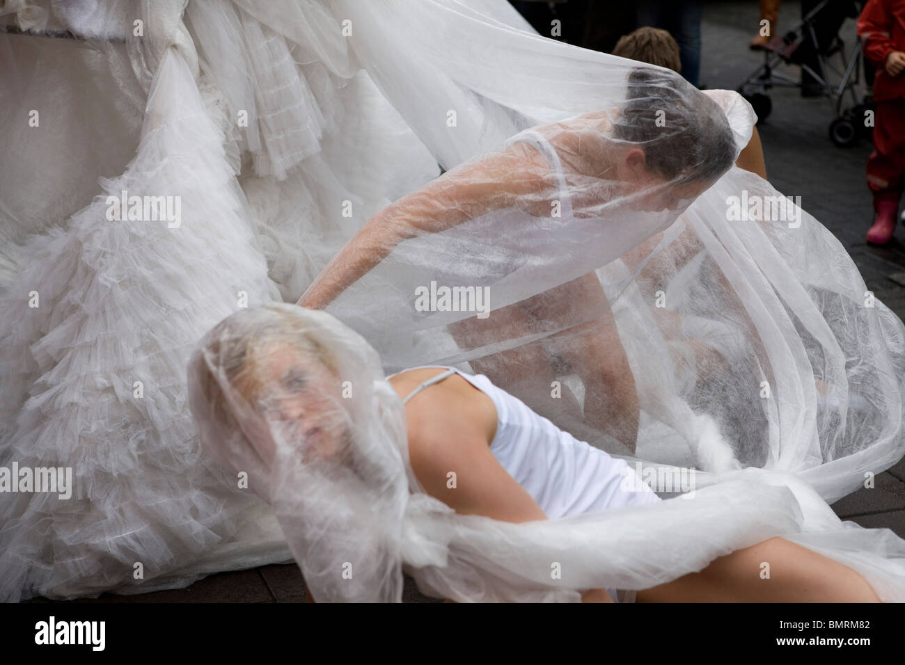 Straßenkunst, Reykjavik, Island Stockfoto