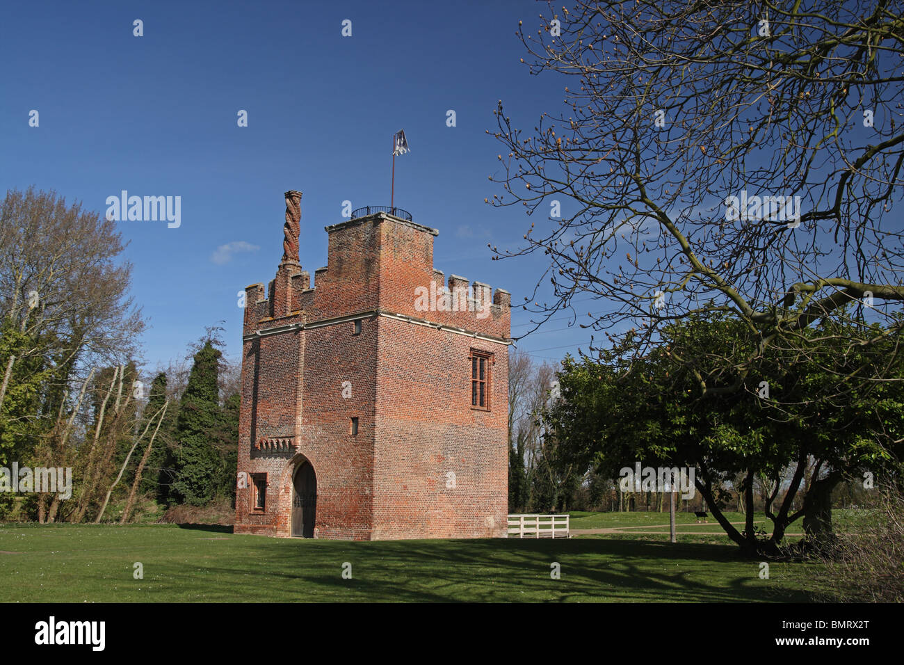 Rye House Torhaus, gebaut im Jahre 1443, Hoddesdon, Hertfordshire, England.  Rye House Plot von 1683 beteiligt. Stockfoto