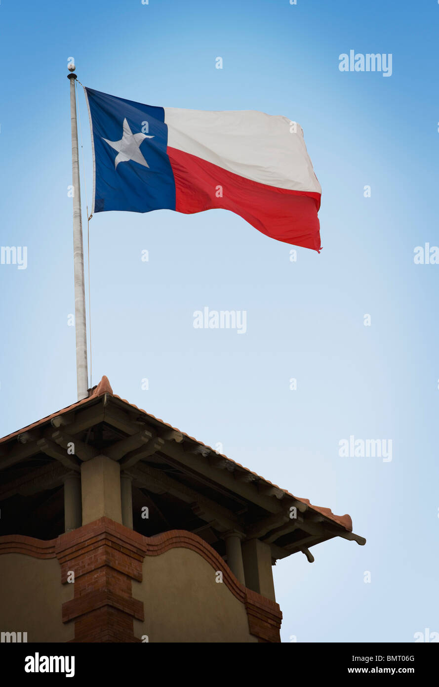 San Antonio, Texas, Vereinigte Staaten von Amerika; Texas Flagge Stockfoto