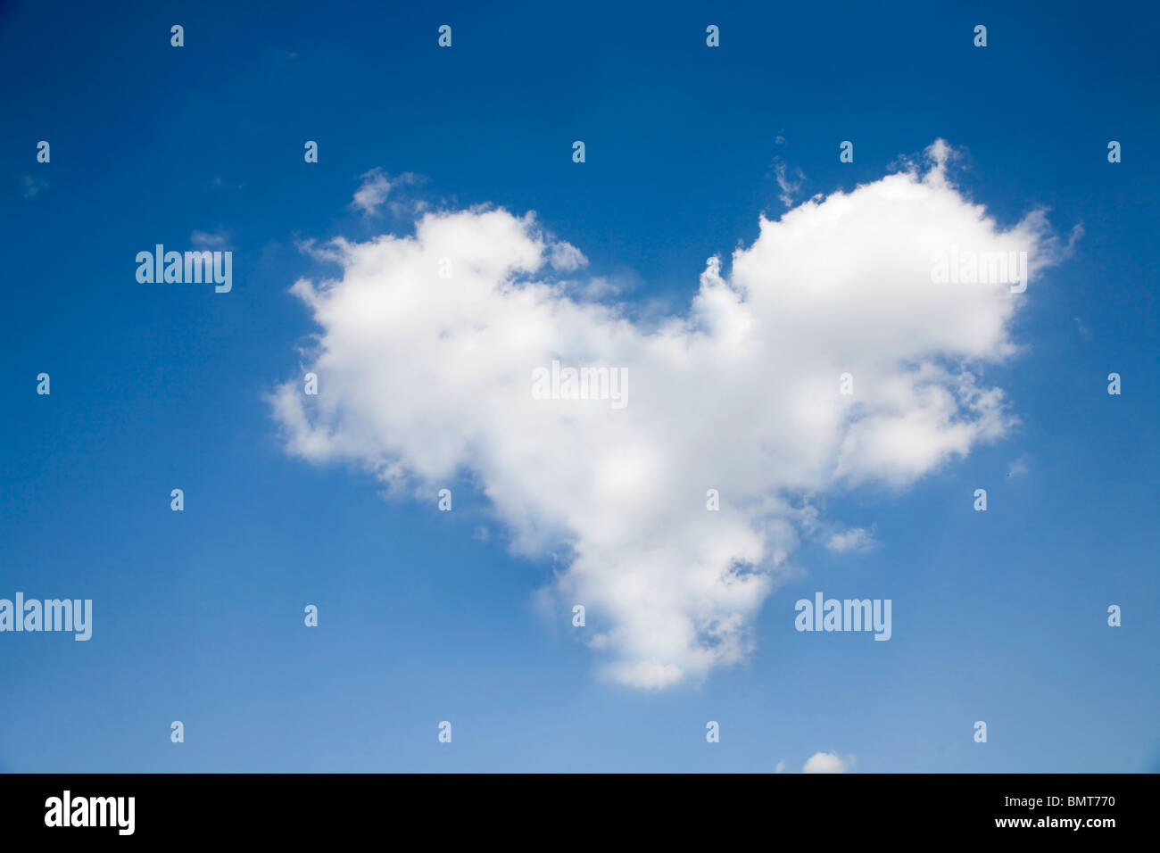 Cloud-Herz Stockfoto