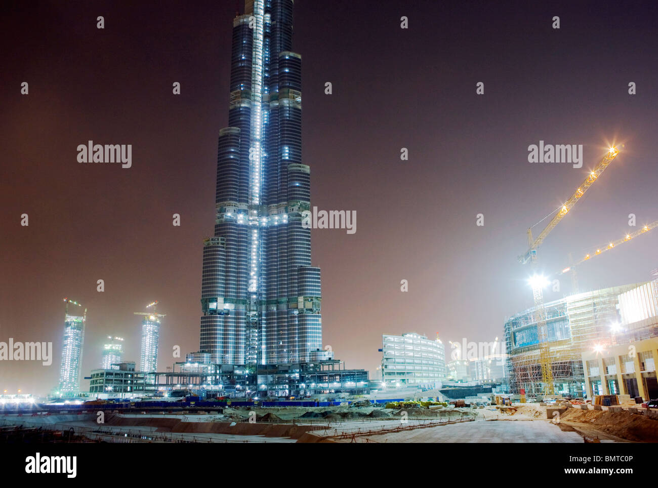 Vereinigte Arabische Emirate, Dubai, Sheikh Zayed Road. Stockfoto