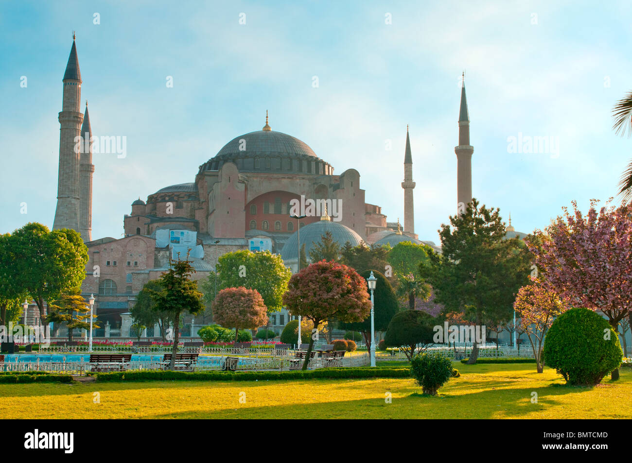 Hagia Sofia - eines der prominente Gebäude in Istanbul Stockfoto