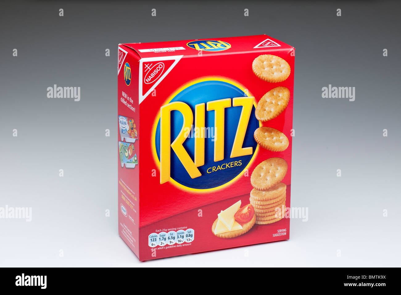 Eine Schachtel Ritz Nabisco Cracker Stockfoto