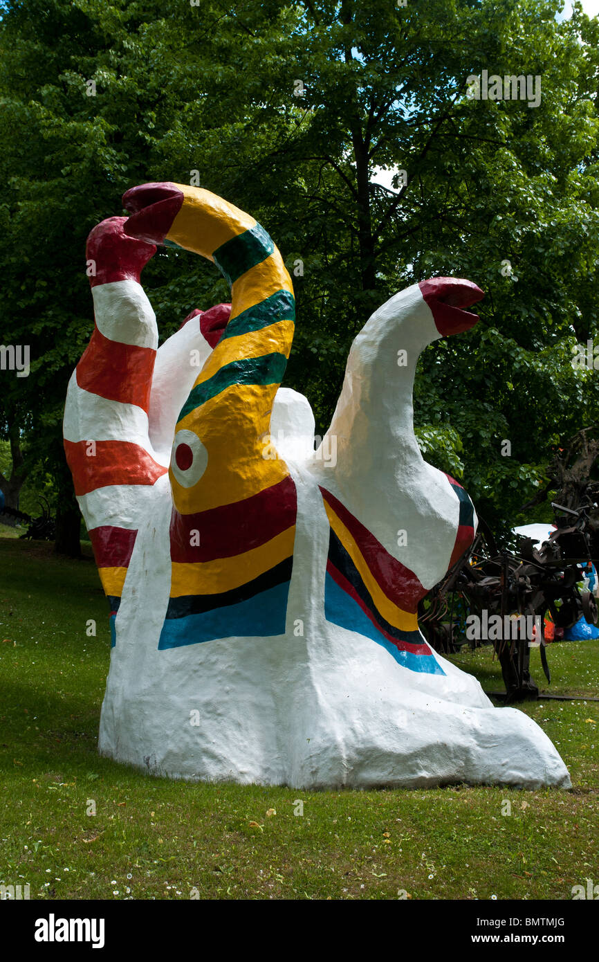 Moderna Museet Installationen von Niki de Saint Phalle und Jean Tinguely Stockholm, Schweden Stockfoto