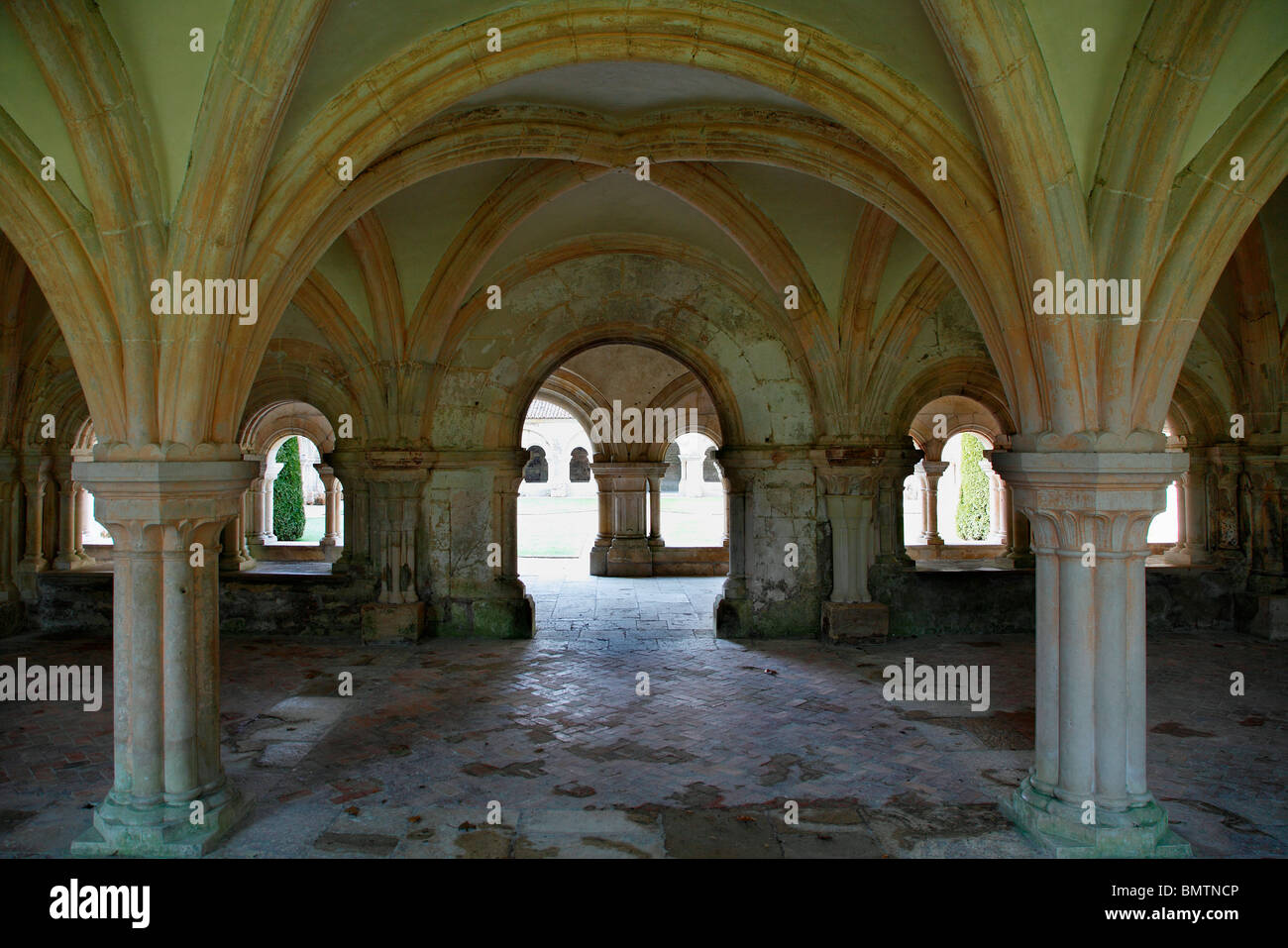 FONTENAY ABTEI MONTBARD, BURGUND FRANKREICH Stockfoto