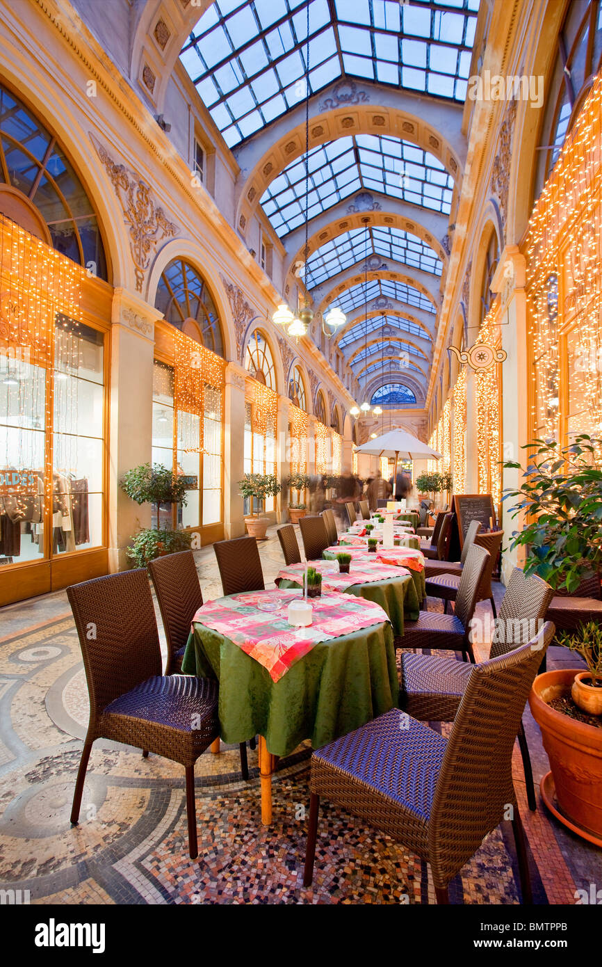 Paris, Galerie Vivienne Stockfoto