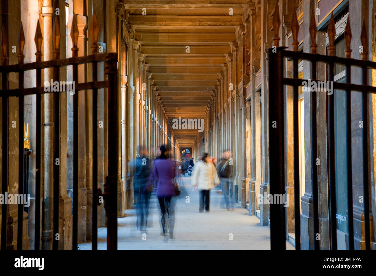 Paris, Palais Royal, Galerie de Valois Stockfoto