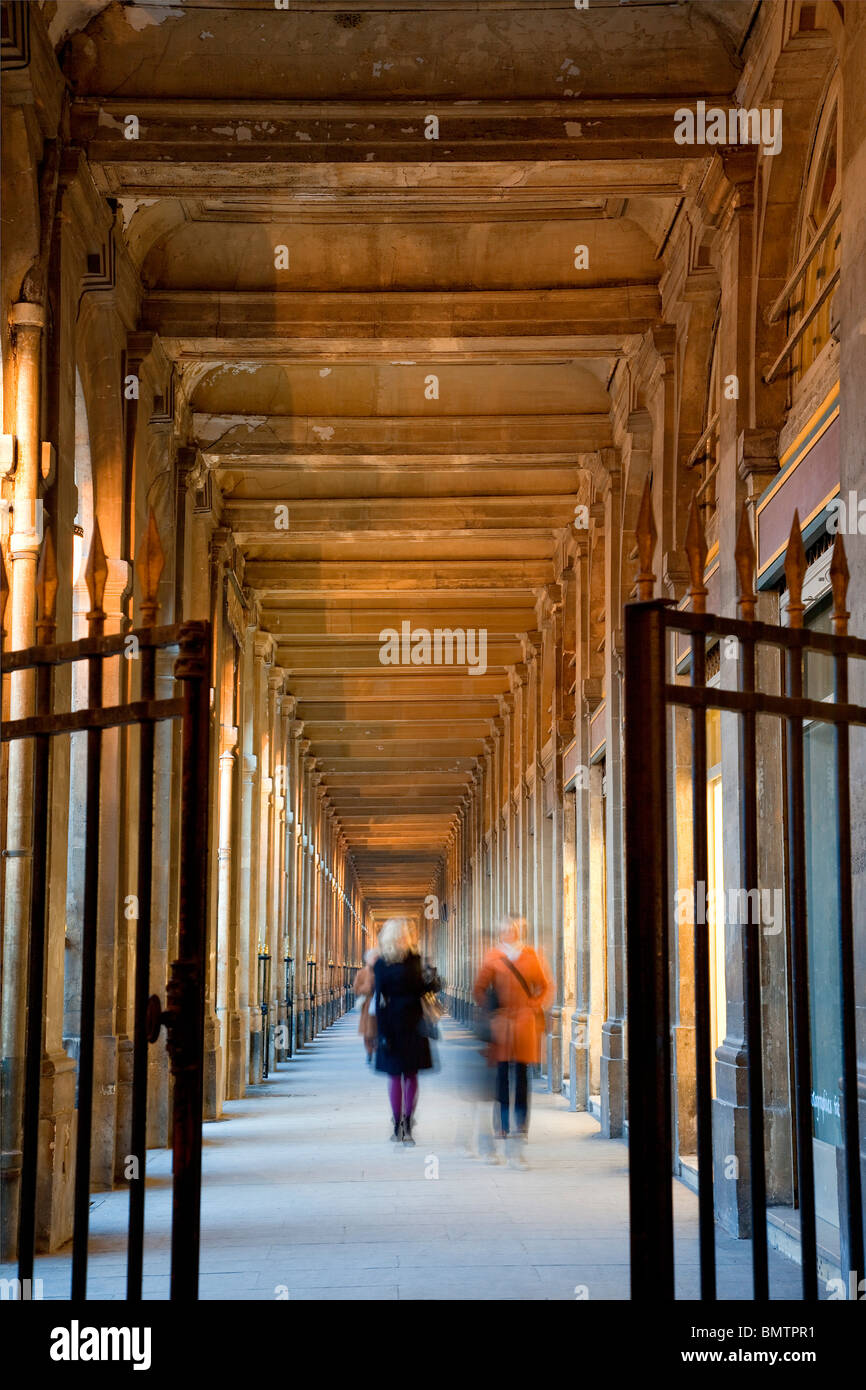 Paris, Palais Royal, Galerie de Valois Stockfoto