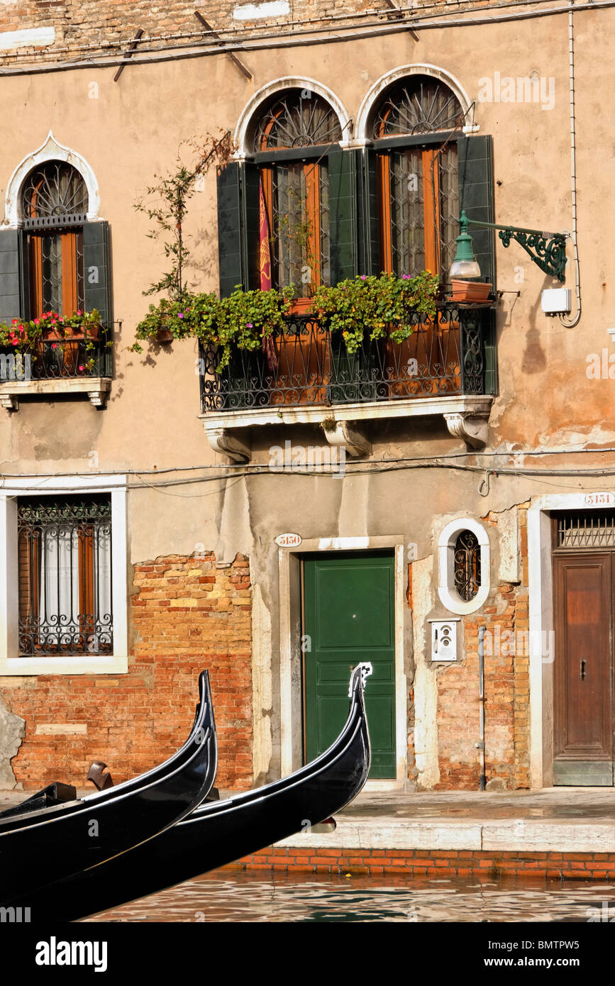 SONY DSC-Gondel Campo San Barnaba Dorsoduro Venezia Venedig Italien Stockfoto