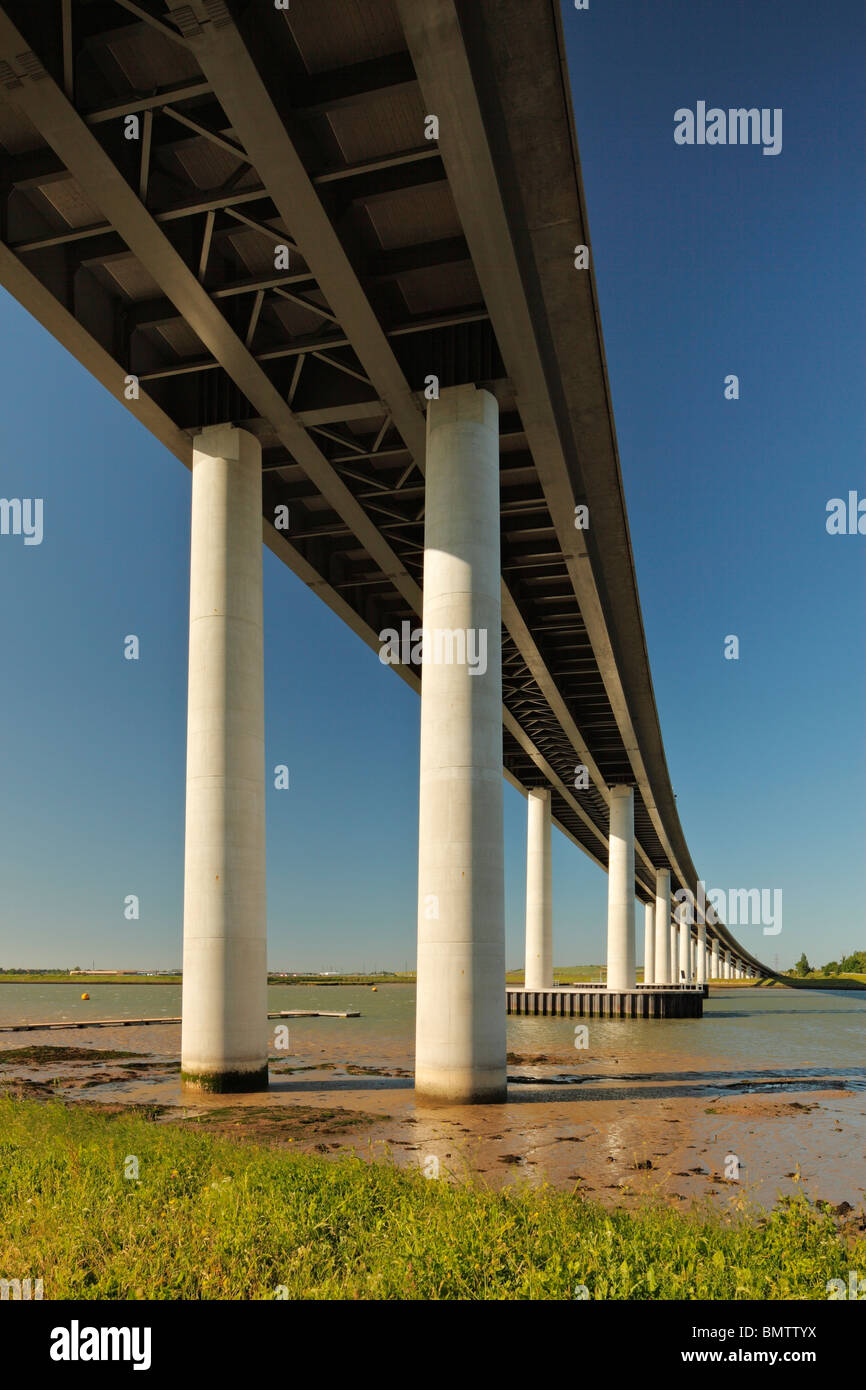 Isle of Sheppey Kreuzung. Stockfoto