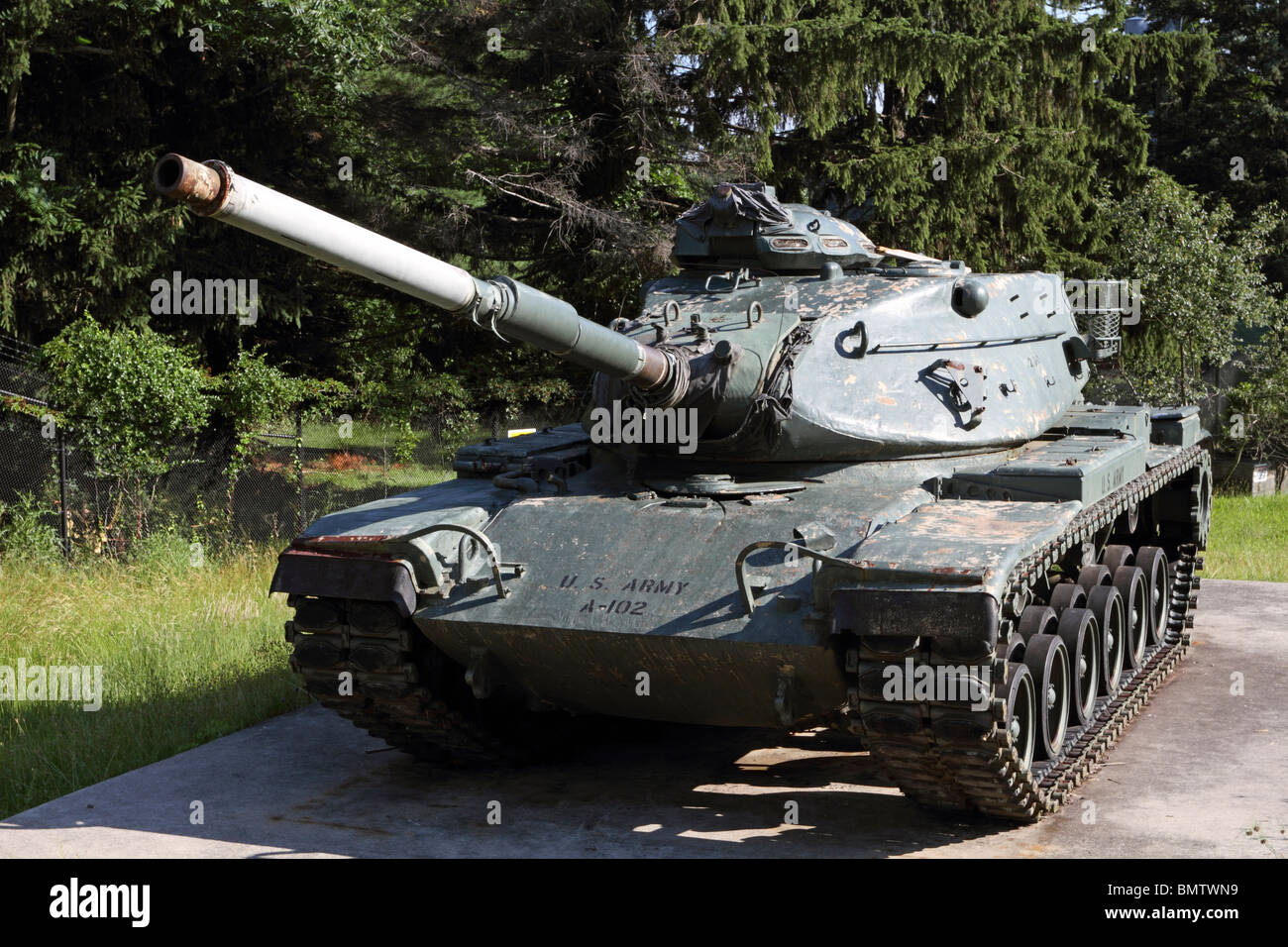 Vereinigten Staaten M60A1 Panzer auch genannt die Patton-Panzer zu Ehren von General George Patton Stockfoto