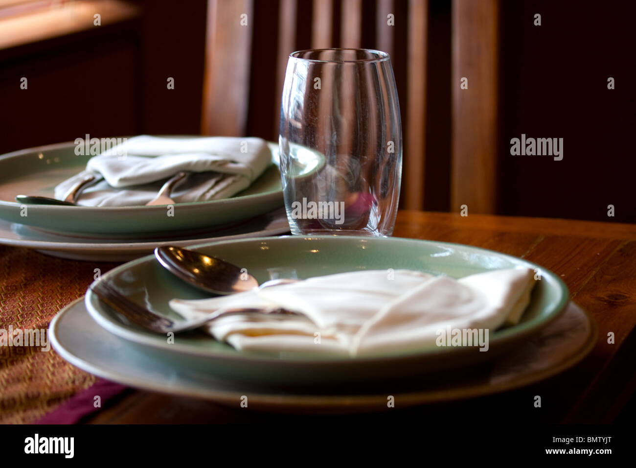 Tisch für zwei Stockfoto