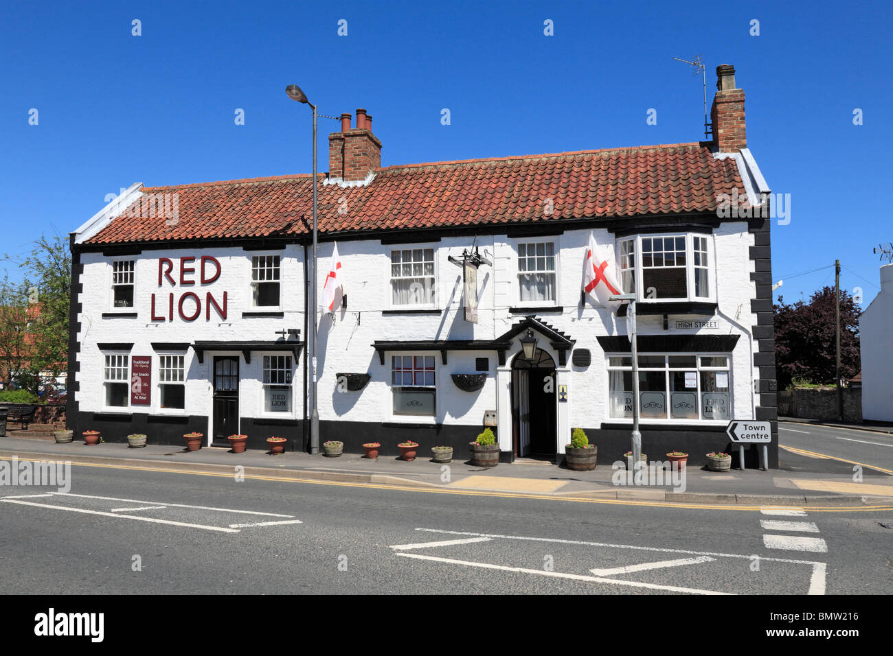 Red Lion Pub, Market Weighton, East Riding of Yorkshire, England, UK. Stockfoto