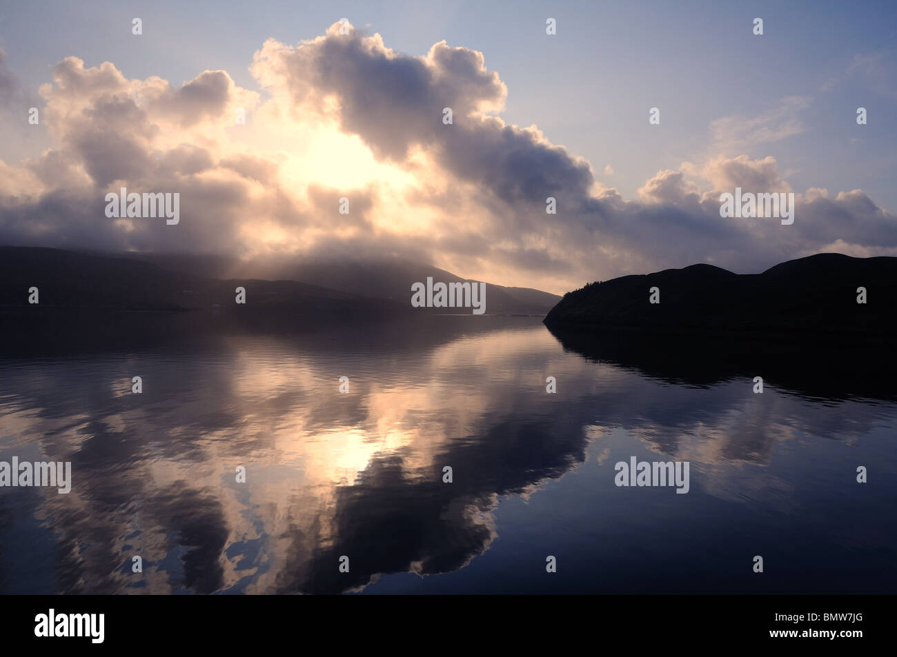 Segeln in Tarbert, Insel Harris, Schottland Stockfoto