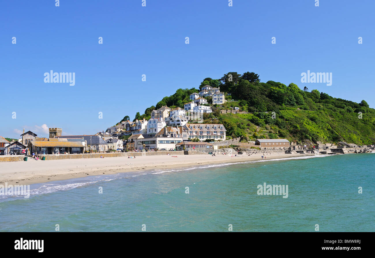 der Strand von Looe in Cornwall, Großbritannien Stockfoto