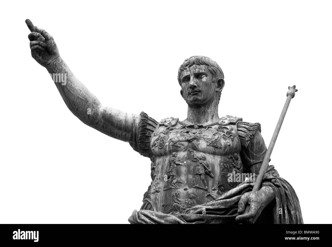 Statue des Kaisers Augustus Caesar Stockfoto