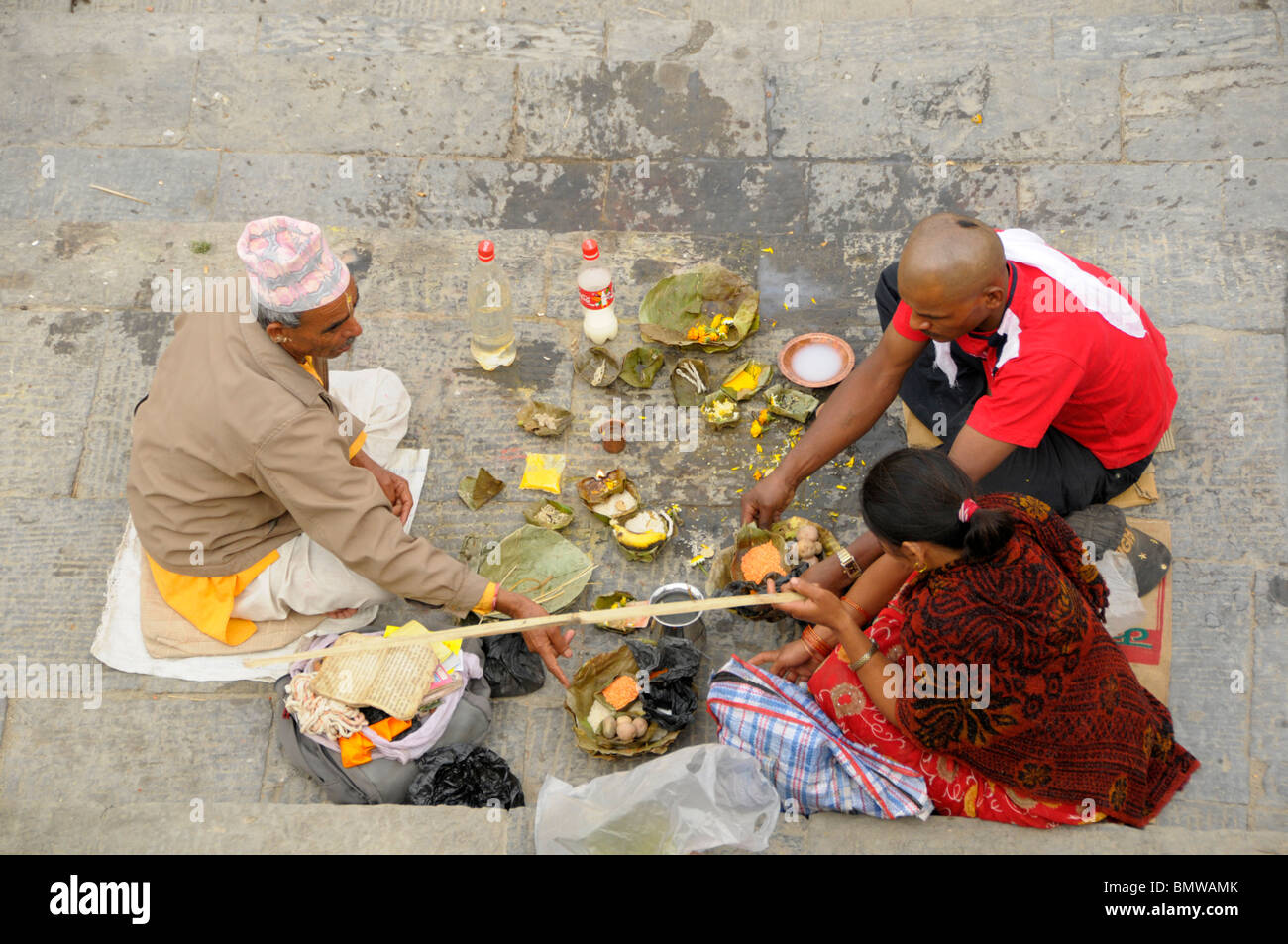 Pashupatinath Tempel, Heiligen Bagmati-Fluss, Kathmandu, nepal Stockfoto