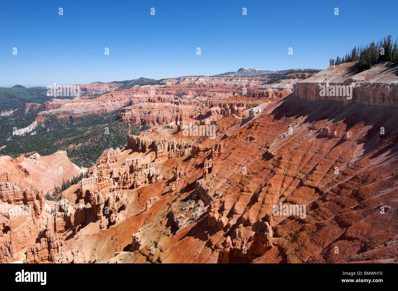 Cedar Breaks Denkmal und Amphitheater Denkmal, Utah Stockfoto