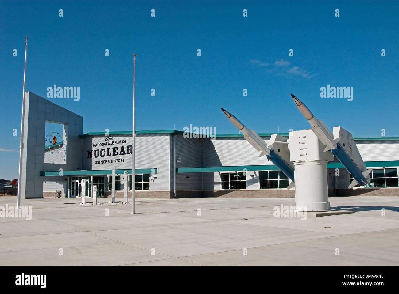 Terrier Raketen National Museum of Nuclear Science & Geschichte Albuquerque New Mexico USA Stockfoto