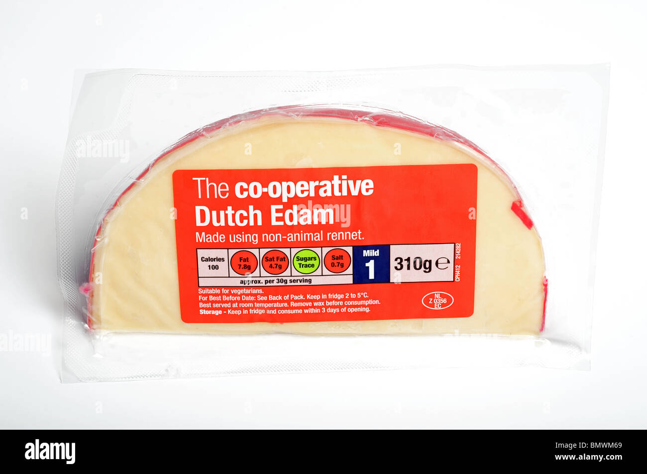 Die Co-Operative holländischen Edamer Käse Stockfoto