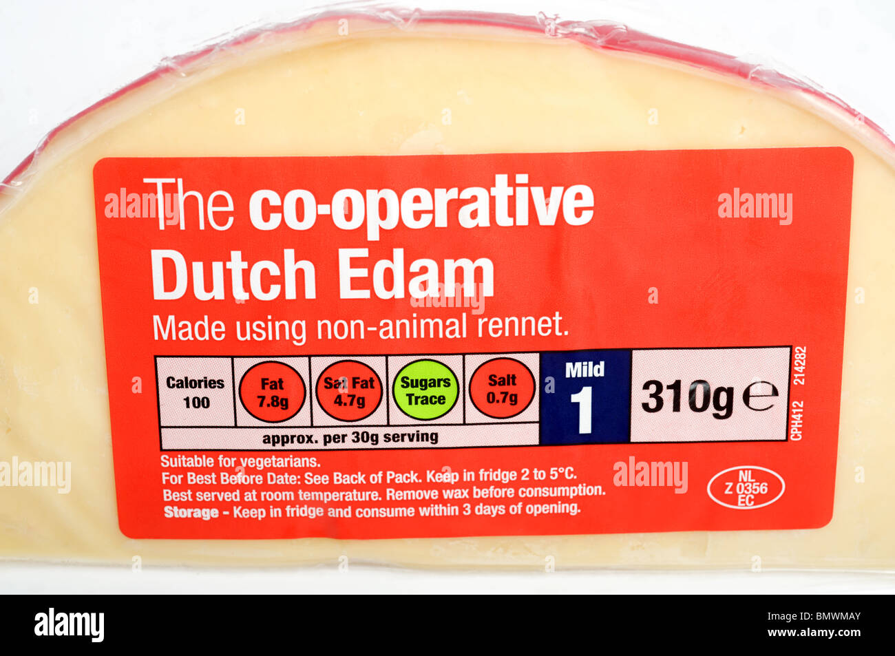 Die Co-Operative holländischen Edamer Käse Stockfoto