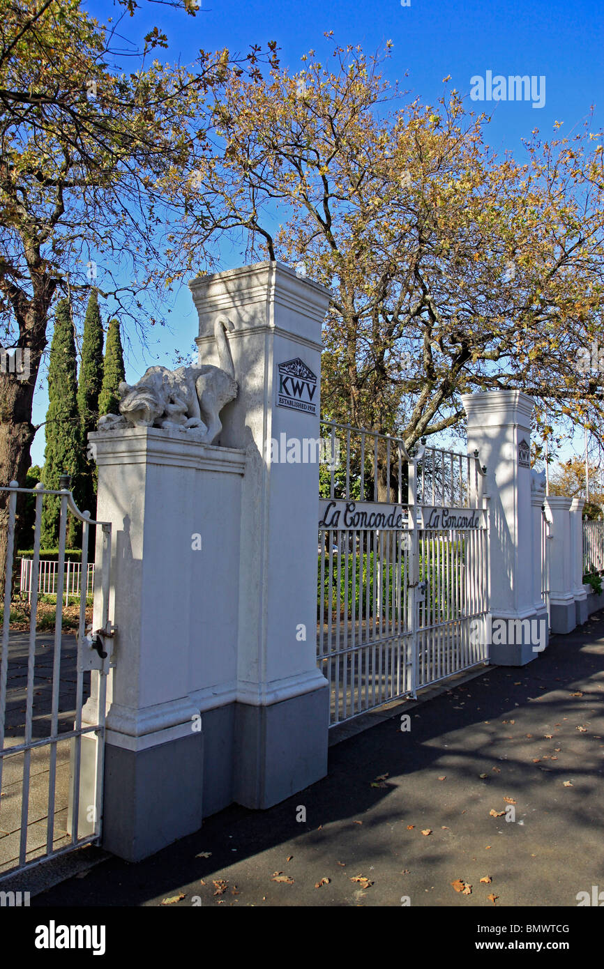 Kwv head Office, Paarl, Western Cape, Südafrika. Stockfoto