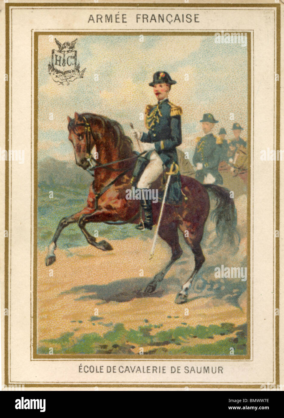 Französische Armee - Kavallerie Stockfoto