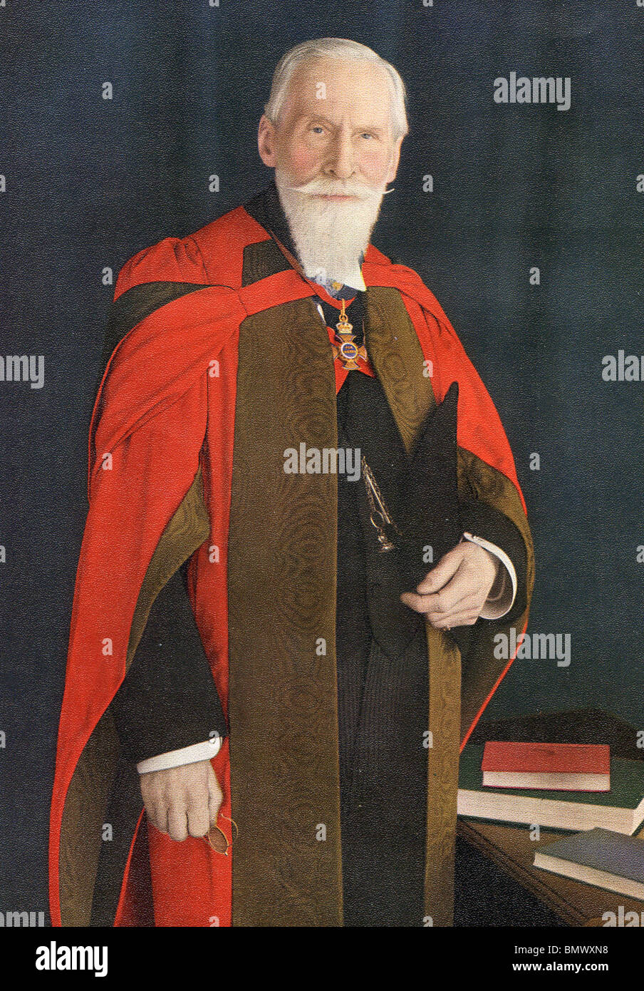 Sir William Crookes, Chemiker und Physiker Präsident des Vereins, 1914 Stockfoto
