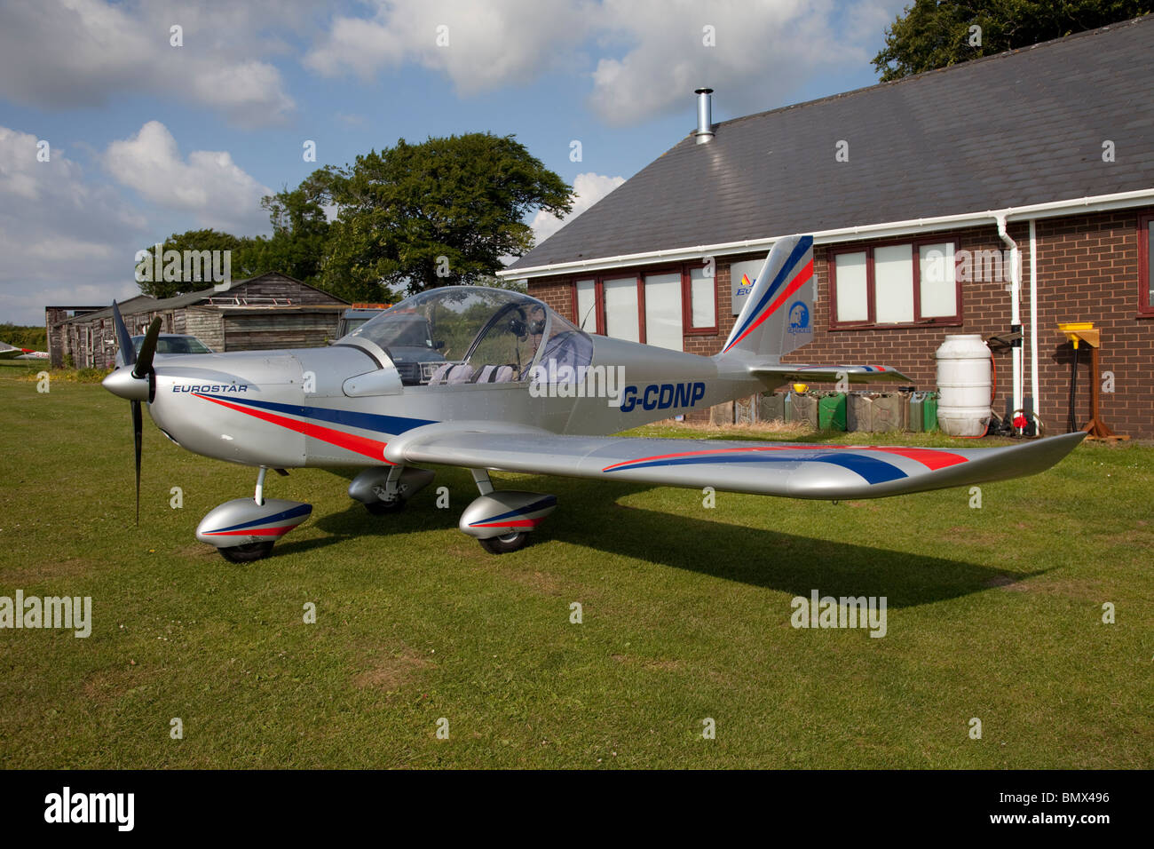 Eurostar SL Ultraleicht Tschechische Flugzeug sport Flugzeug Eaglescott Flugplatz Burrington Umberleigh Devon UK Stockfoto