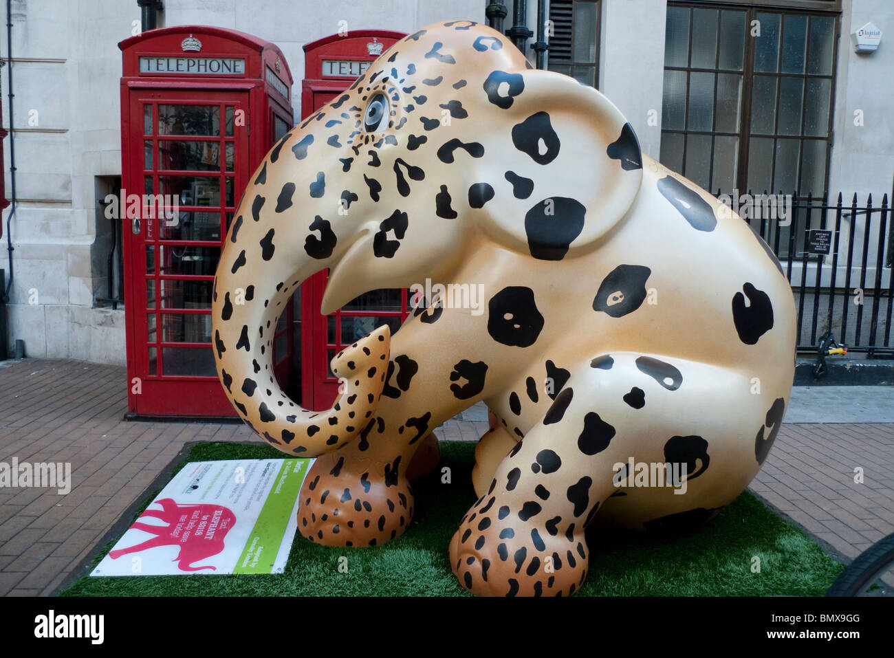 Elephant Parade London. Stockfoto